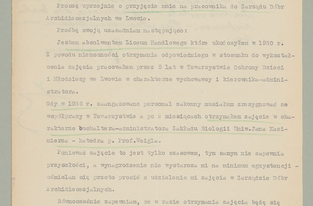 Zdjęcie nr 64 dla obiektu archiwalnego: Korespondencja do Głównego Zarządu Dóbr Arcybiskupich za lata 1921-1938
