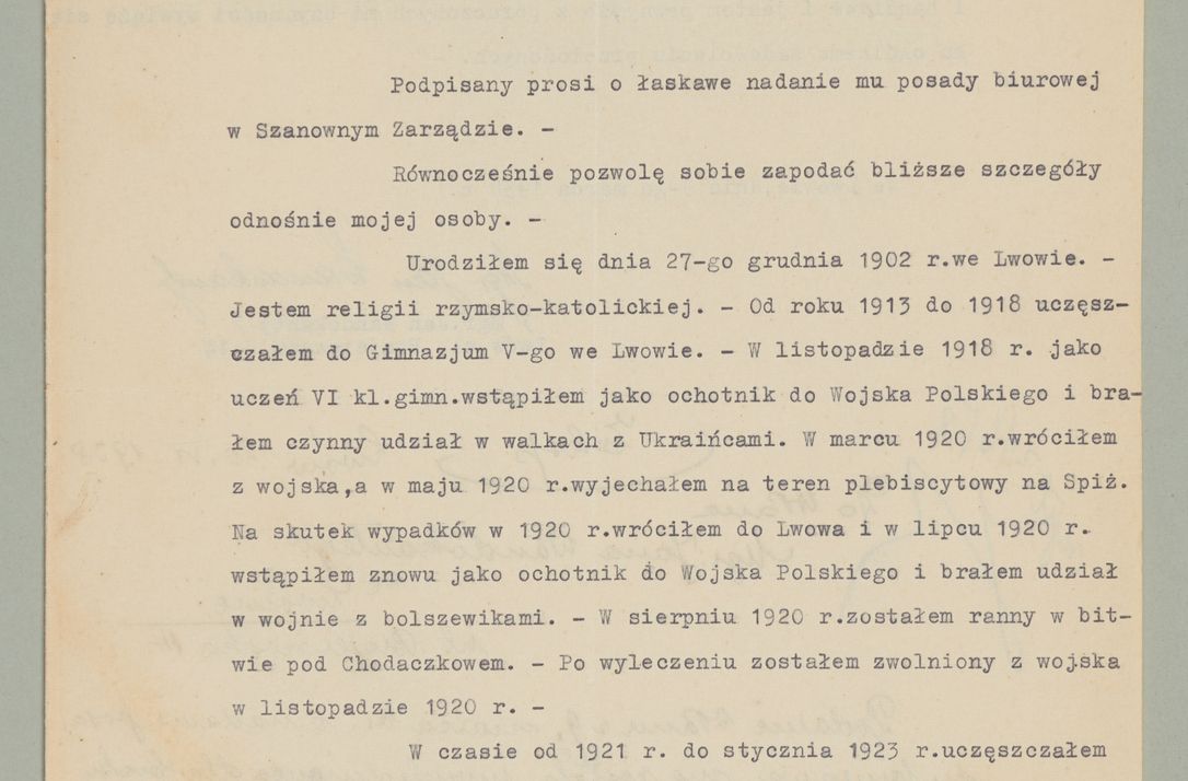 Zdjęcie nr 60 dla obiektu archiwalnego: Korespondencja do Głównego Zarządu Dóbr Arcybiskupich za lata 1921-1938