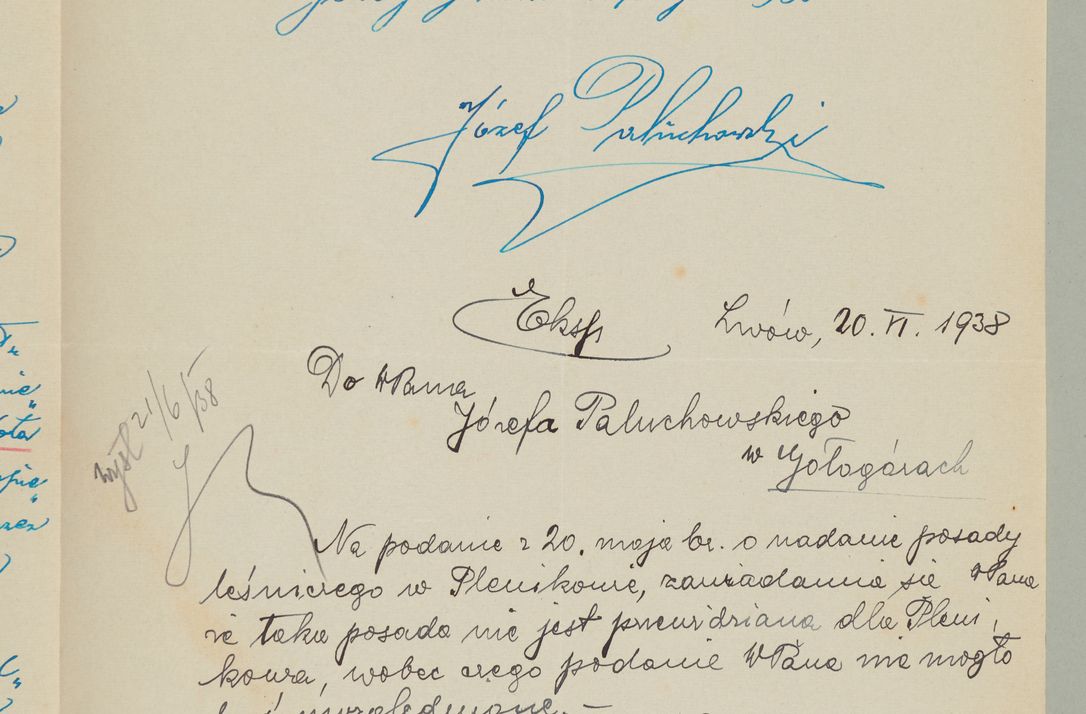 Zdjęcie nr 58 dla obiektu archiwalnego: Korespondencja do Głównego Zarządu Dóbr Arcybiskupich za lata 1921-1938