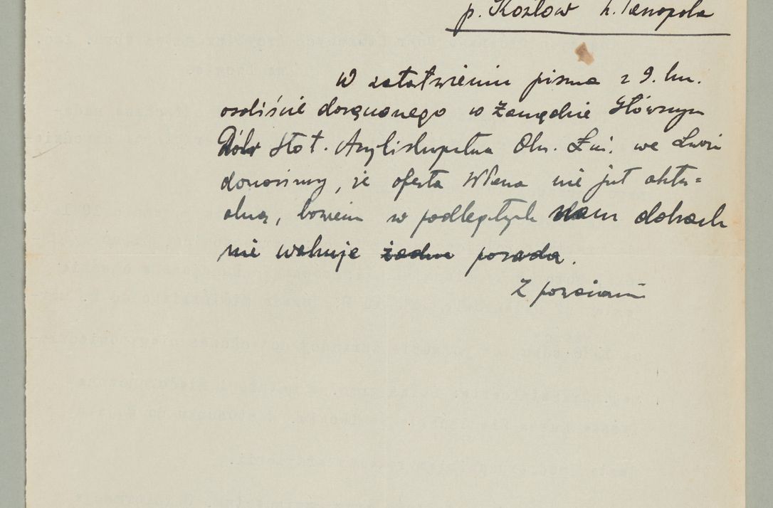 Zdjęcie nr 47 dla obiektu archiwalnego: Korespondencja do Głównego Zarządu Dóbr Arcybiskupich za lata 1921-1938