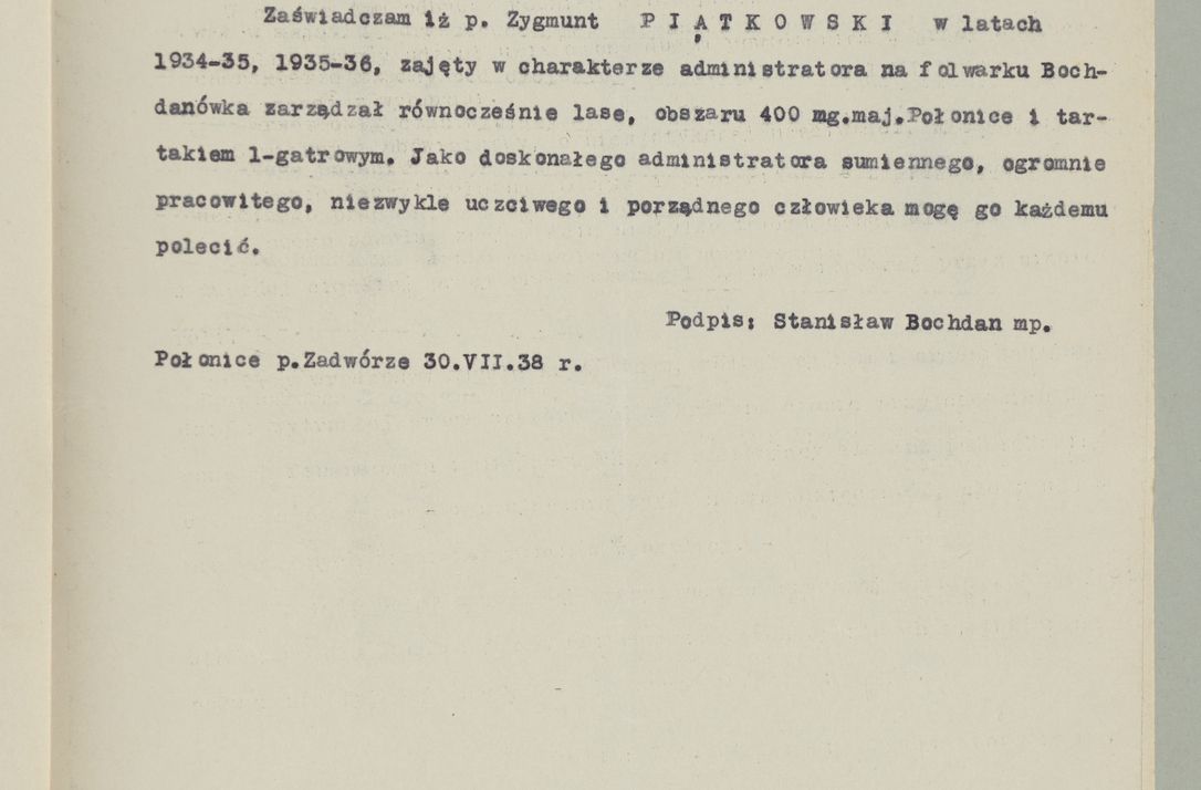 Zdjęcie nr 36 dla obiektu archiwalnego: Korespondencja do Głównego Zarządu Dóbr Arcybiskupich za lata 1921-1938