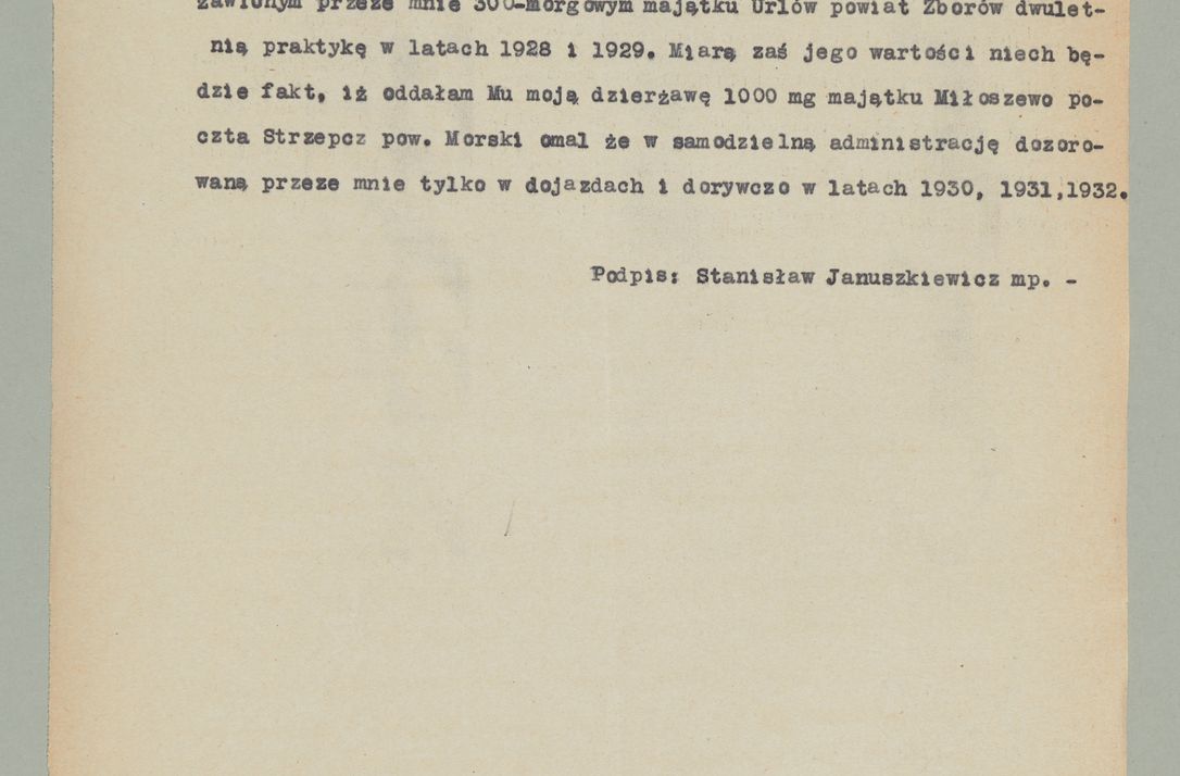 Zdjęcie nr 30 dla obiektu archiwalnego: Korespondencja do Głównego Zarządu Dóbr Arcybiskupich za lata 1921-1938