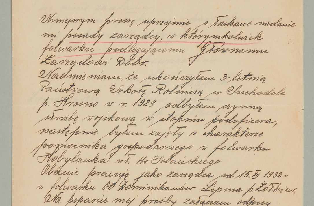 Zdjęcie nr 14 dla obiektu archiwalnego: Korespondencja do Głównego Zarządu Dóbr Arcybiskupich za lata 1921-1938