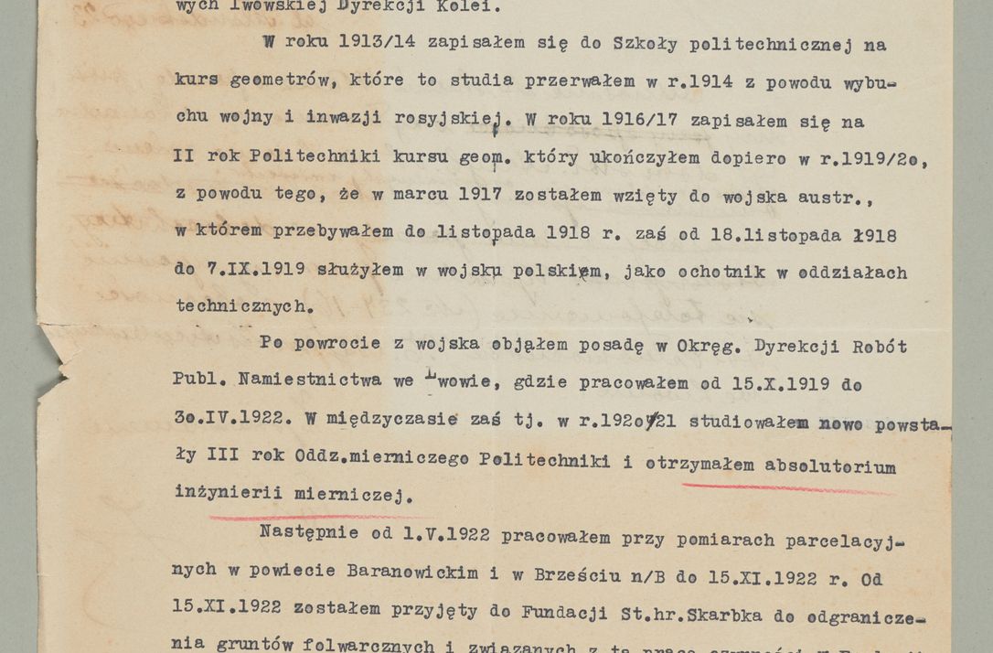 Zdjęcie nr 11 dla obiektu archiwalnego: Korespondencja do Głównego Zarządu Dóbr Arcybiskupich za lata 1921-1938