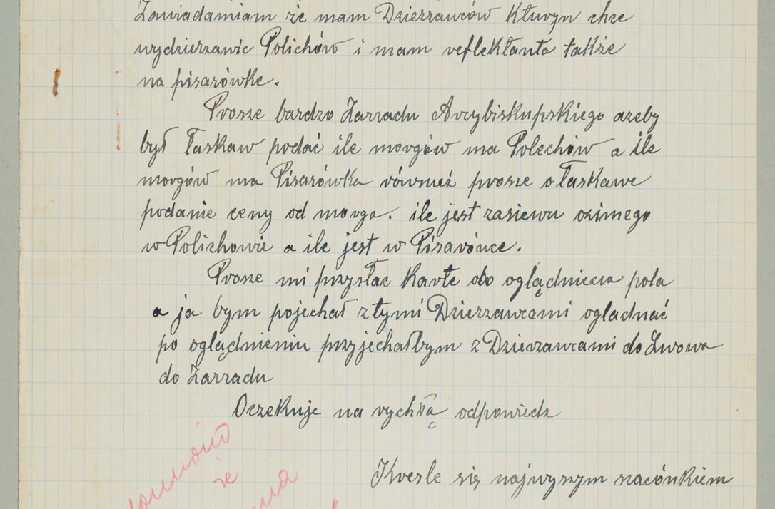 Zdjęcie nr 674 dla obiektu archiwalnego: Korespondencja do Głównego Zarządu Dóbr Arcybiskupich za lata 1921-1938