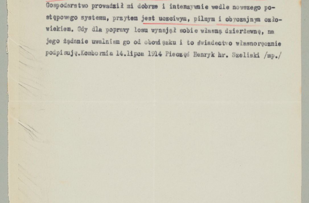 Zdjęcie nr 620 dla obiektu archiwalnego: Korespondencja do Głównego Zarządu Dóbr Arcybiskupich za lata 1921-1938