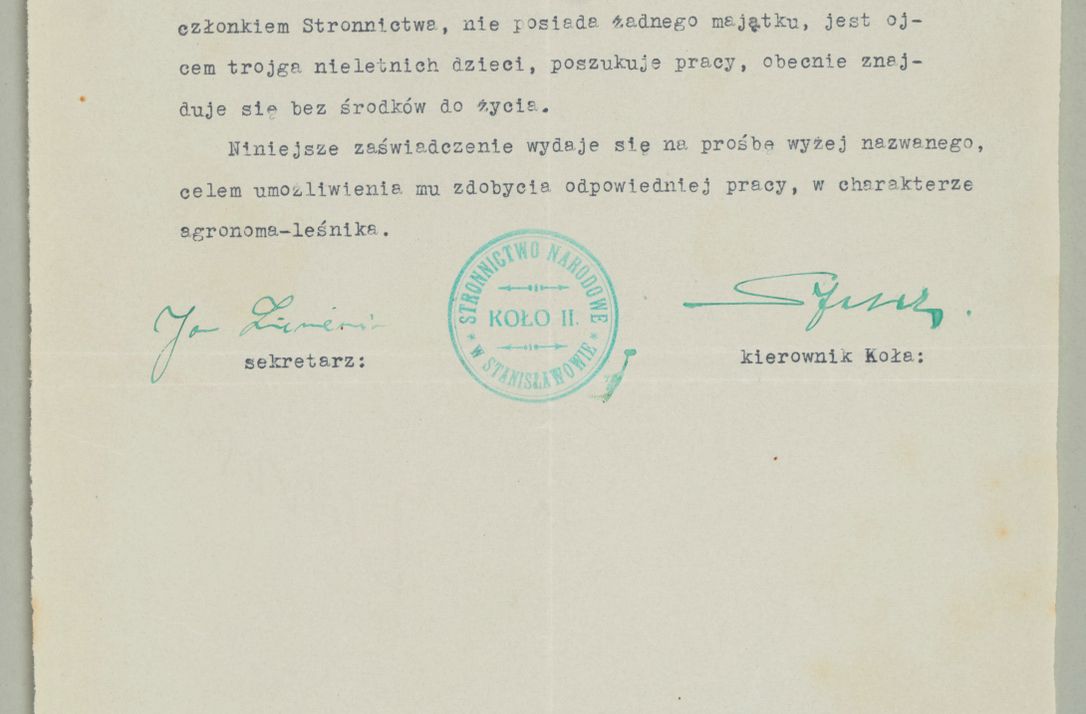 Zdjęcie nr 614 dla obiektu archiwalnego: Korespondencja do Głównego Zarządu Dóbr Arcybiskupich za lata 1921-1938