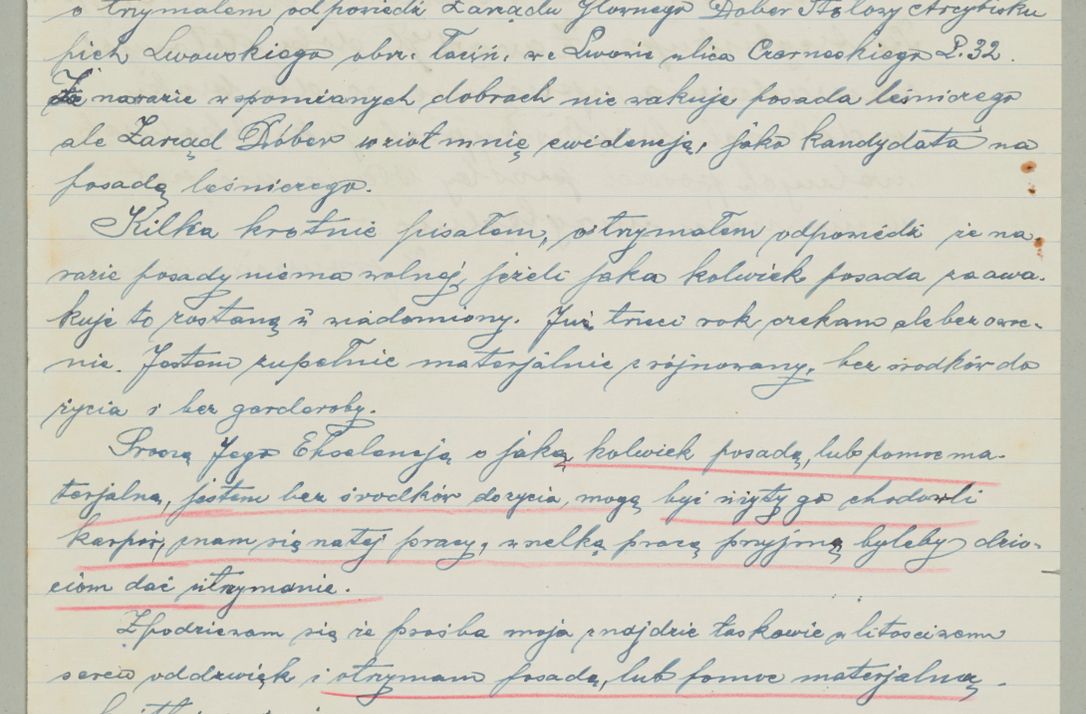 Zdjęcie nr 613 dla obiektu archiwalnego: Korespondencja do Głównego Zarządu Dóbr Arcybiskupich za lata 1921-1938