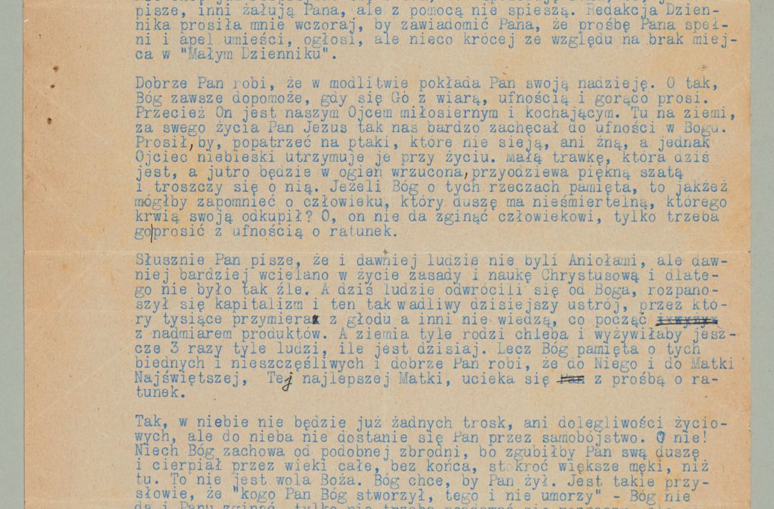 Zdjęcie nr 610 dla obiektu archiwalnego: Korespondencja do Głównego Zarządu Dóbr Arcybiskupich za lata 1921-1938