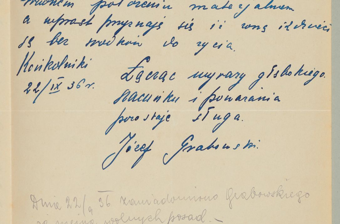 Zdjęcie nr 571 dla obiektu archiwalnego: Korespondencja do Głównego Zarządu Dóbr Arcybiskupich za lata 1921-1938