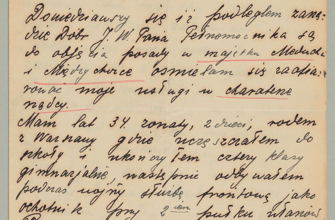 Zdjęcie nr 565 dla obiektu archiwalnego: Korespondencja do Głównego Zarządu Dóbr Arcybiskupich za lata 1921-1938