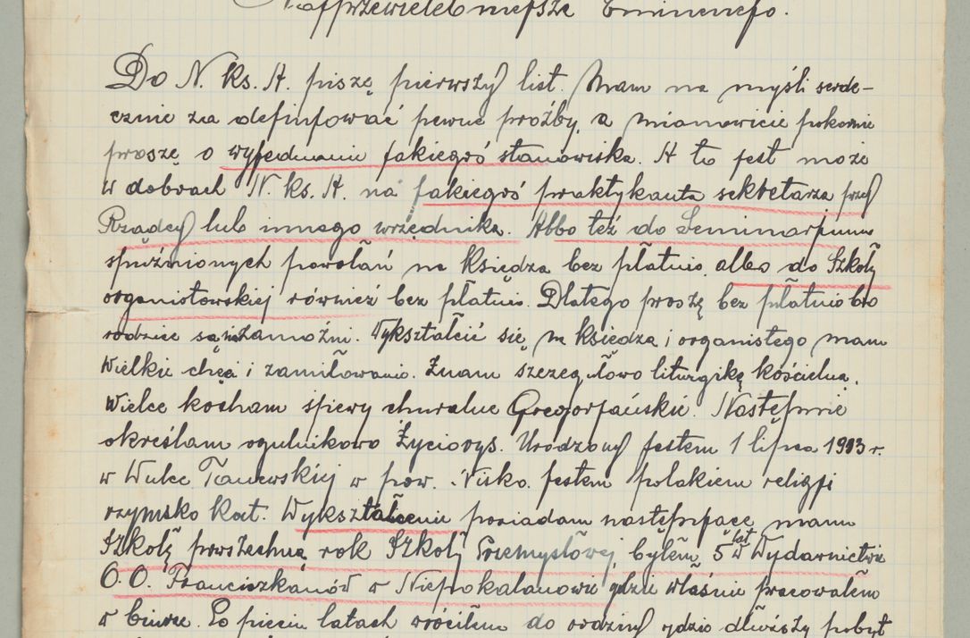 Zdjęcie nr 539 dla obiektu archiwalnego: Korespondencja do Głównego Zarządu Dóbr Arcybiskupich za lata 1921-1938