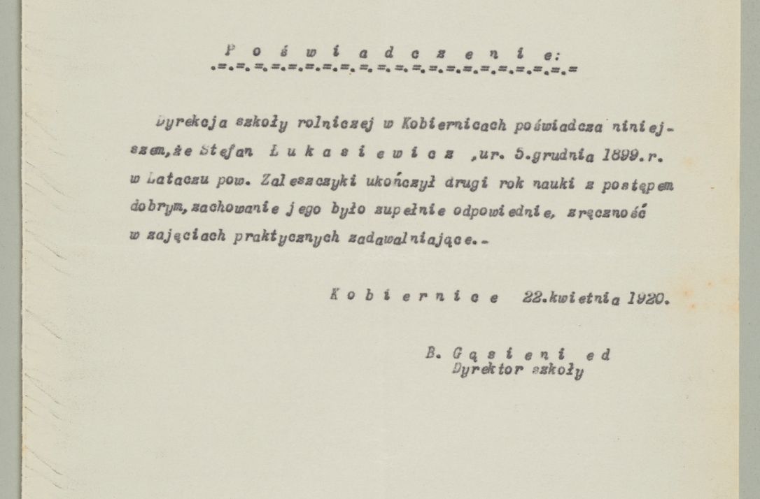 Zdjęcie nr 527 dla obiektu archiwalnego: Korespondencja do Głównego Zarządu Dóbr Arcybiskupich za lata 1921-1938
