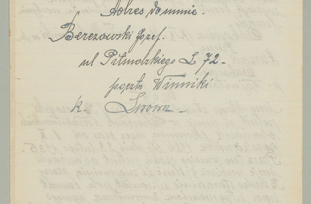 Zdjęcie nr 512 dla obiektu archiwalnego: Korespondencja do Głównego Zarządu Dóbr Arcybiskupich za lata 1921-1938