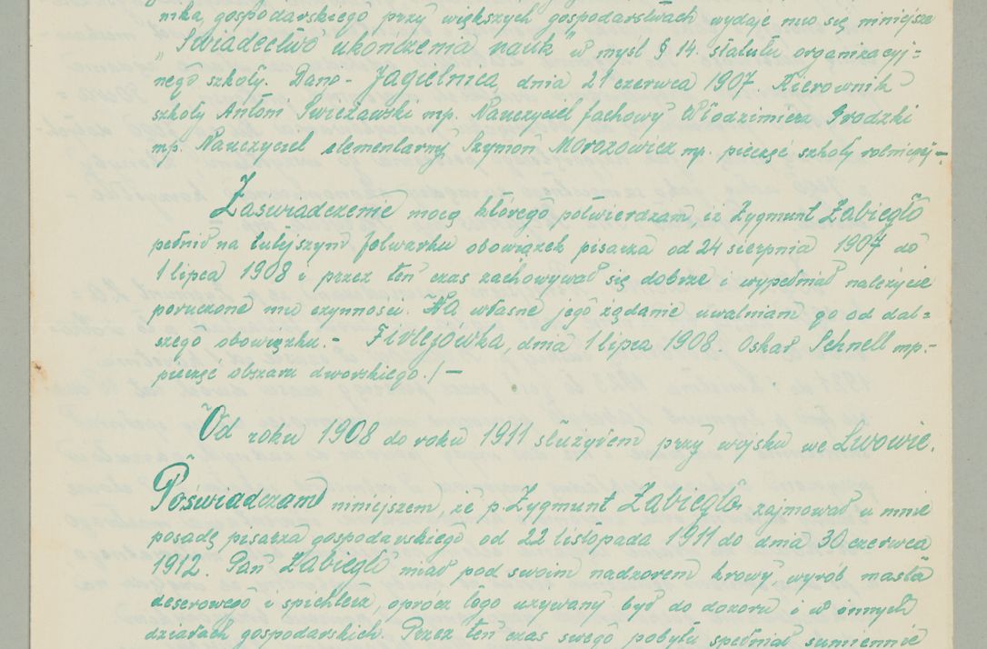 Zdjęcie nr 495 dla obiektu archiwalnego: Korespondencja do Głównego Zarządu Dóbr Arcybiskupich za lata 1921-1938
