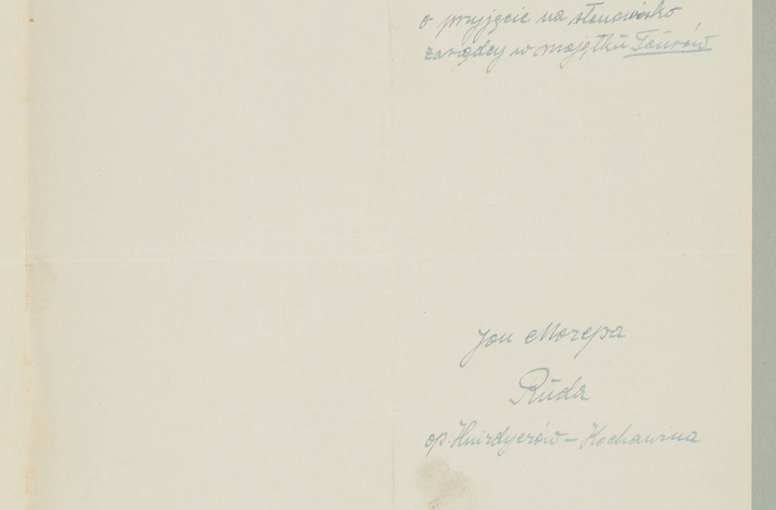 Zdjęcie nr 485 dla obiektu archiwalnego: Korespondencja do Głównego Zarządu Dóbr Arcybiskupich za lata 1921-1938