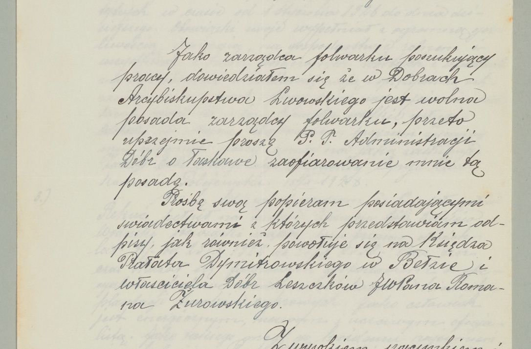 Zdjęcie nr 487 dla obiektu archiwalnego: Korespondencja do Głównego Zarządu Dóbr Arcybiskupich za lata 1921-1938
