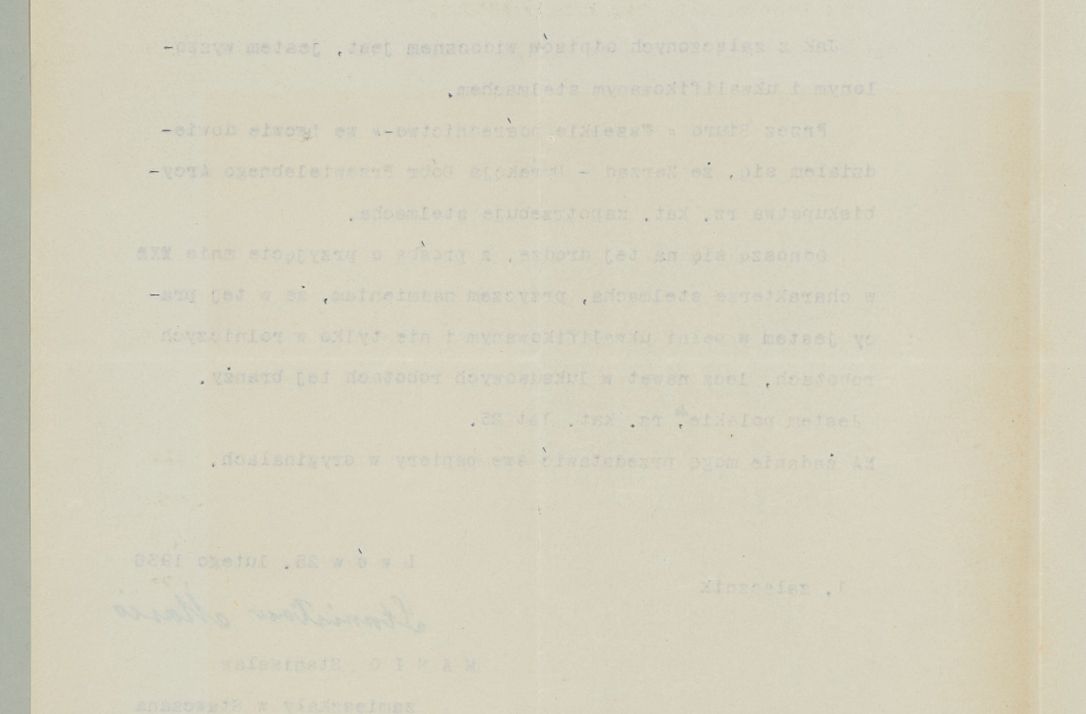 Zdjęcie nr 460 dla obiektu archiwalnego: Korespondencja do Głównego Zarządu Dóbr Arcybiskupich za lata 1921-1938