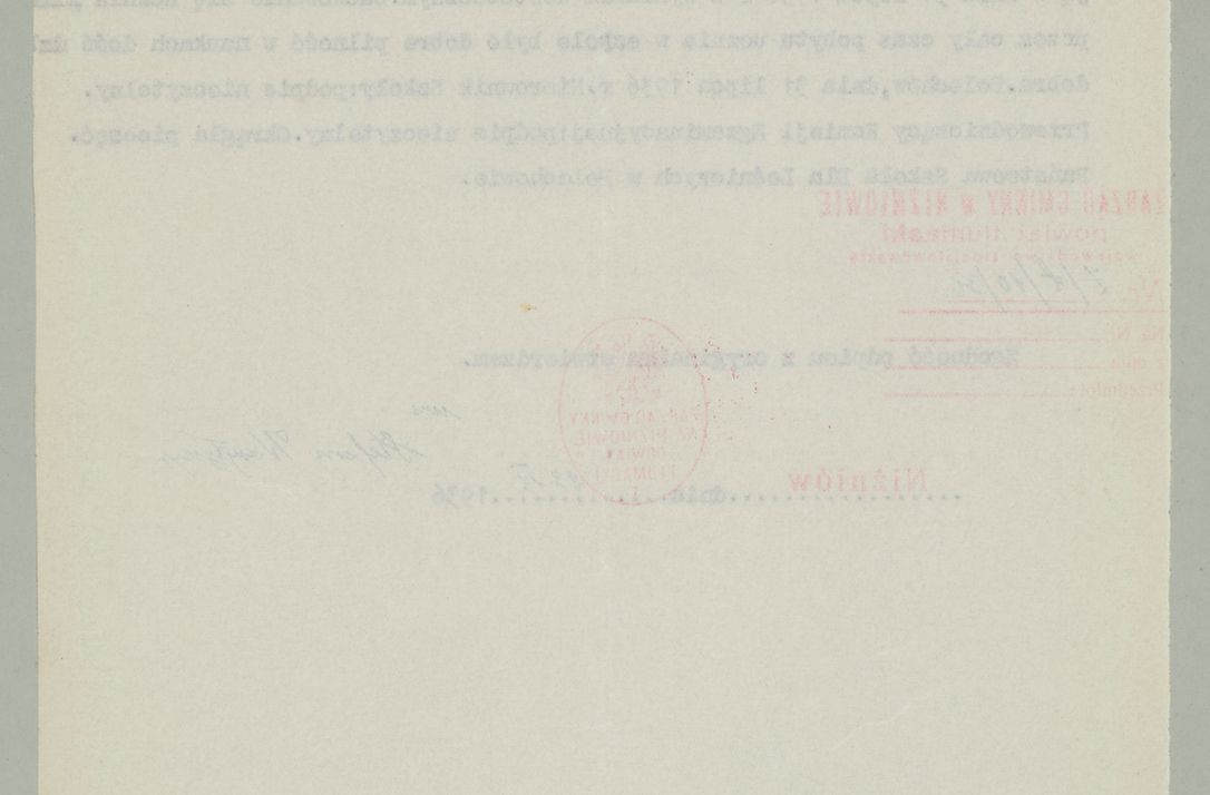 Zdjęcie nr 454 dla obiektu archiwalnego: Korespondencja do Głównego Zarządu Dóbr Arcybiskupich za lata 1921-1938
