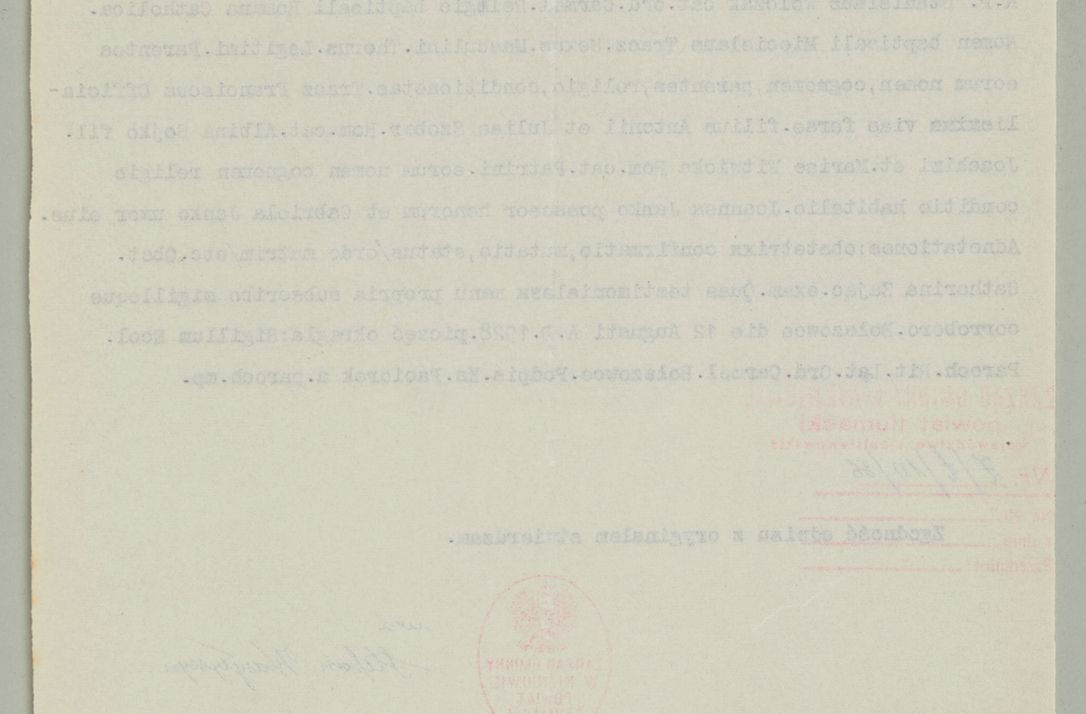 Zdjęcie nr 452 dla obiektu archiwalnego: Korespondencja do Głównego Zarządu Dóbr Arcybiskupich za lata 1921-1938