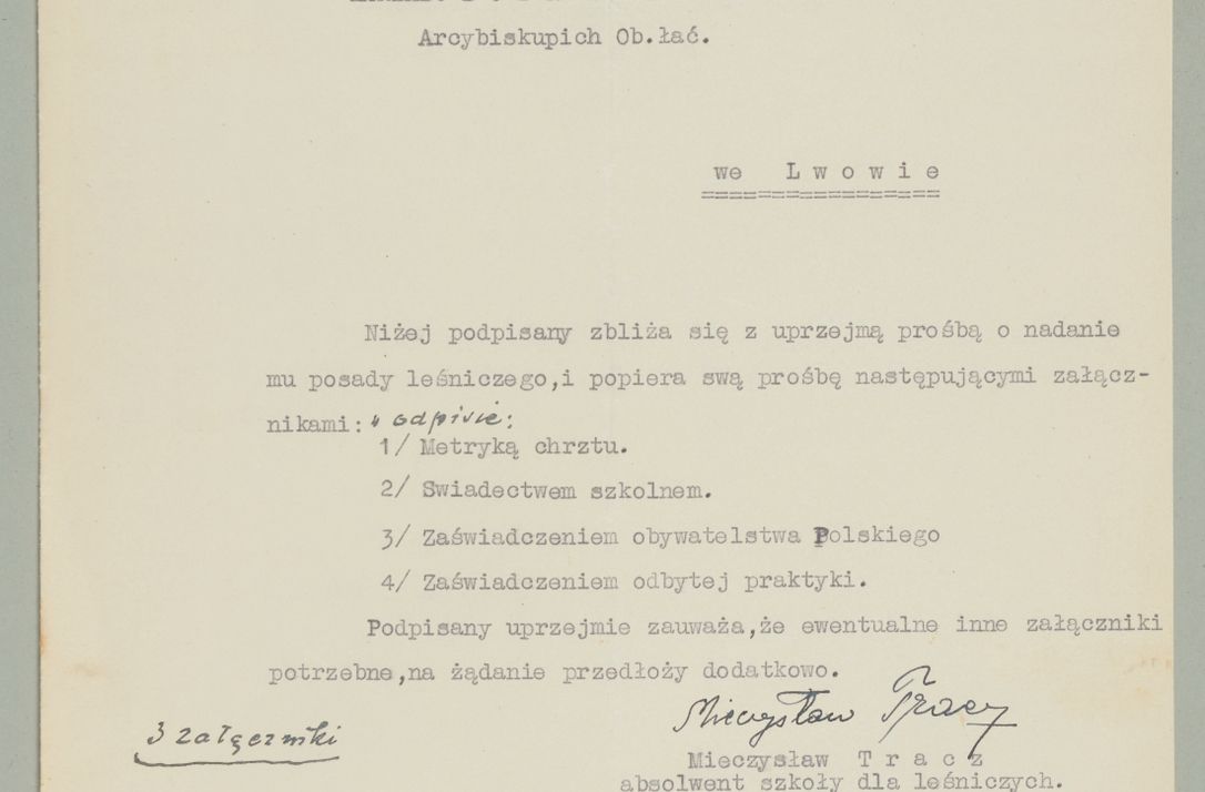 Zdjęcie nr 447 dla obiektu archiwalnego: Korespondencja do Głównego Zarządu Dóbr Arcybiskupich za lata 1921-1938