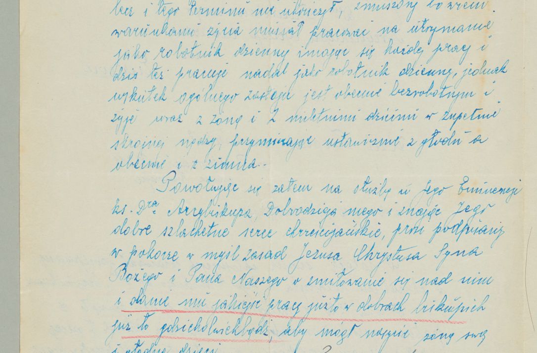 Zdjęcie nr 444 dla obiektu archiwalnego: Korespondencja do Głównego Zarządu Dóbr Arcybiskupich za lata 1921-1938