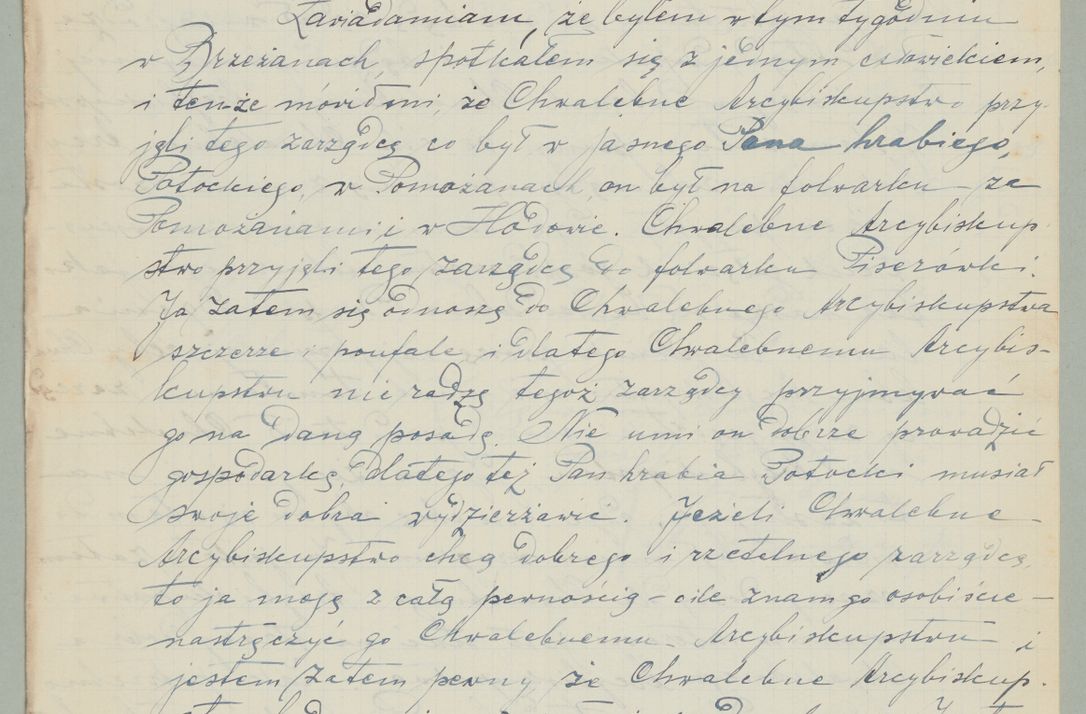 Zdjęcie nr 429 dla obiektu archiwalnego: Korespondencja do Głównego Zarządu Dóbr Arcybiskupich za lata 1921-1938
