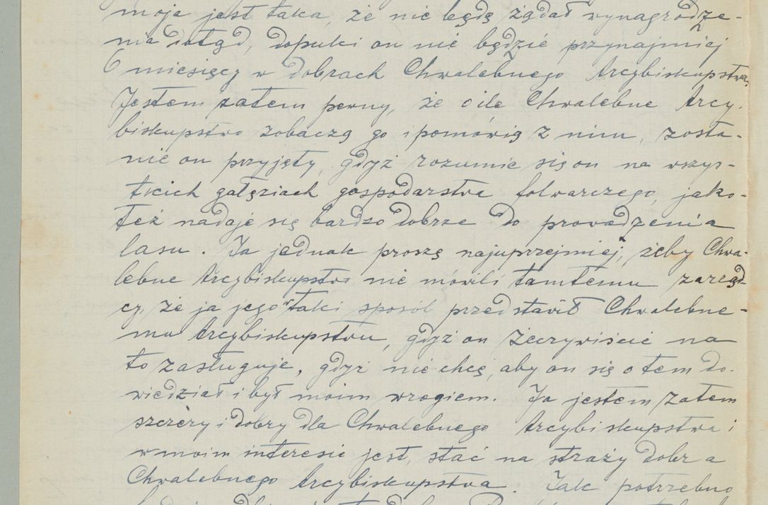 Zdjęcie nr 430 dla obiektu archiwalnego: Korespondencja do Głównego Zarządu Dóbr Arcybiskupich za lata 1921-1938