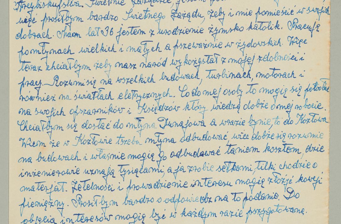 Zdjęcie nr 427 dla obiektu archiwalnego: Korespondencja do Głównego Zarządu Dóbr Arcybiskupich za lata 1921-1938