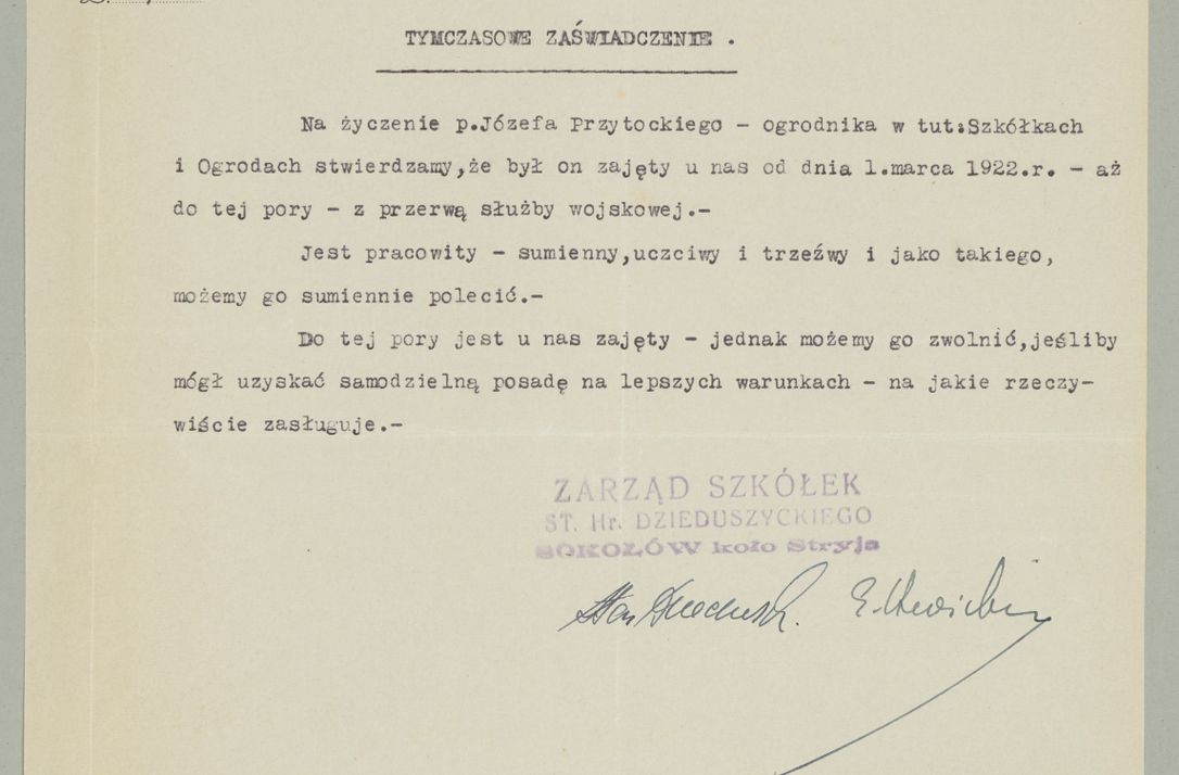 Zdjęcie nr 415 dla obiektu archiwalnego: Korespondencja do Głównego Zarządu Dóbr Arcybiskupich za lata 1921-1938