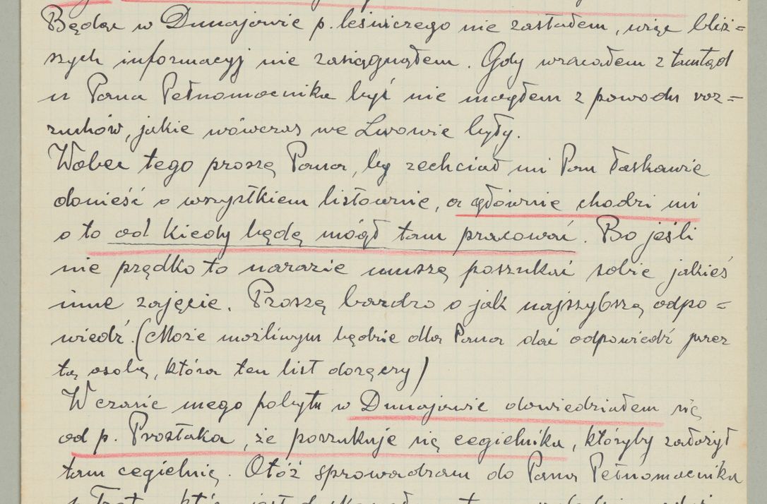 Zdjęcie nr 407 dla obiektu archiwalnego: Korespondencja do Głównego Zarządu Dóbr Arcybiskupich za lata 1921-1938