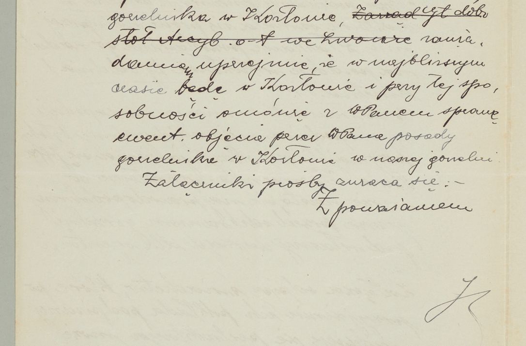 Zdjęcie nr 396 dla obiektu archiwalnego: Korespondencja do Głównego Zarządu Dóbr Arcybiskupich za lata 1921-1938