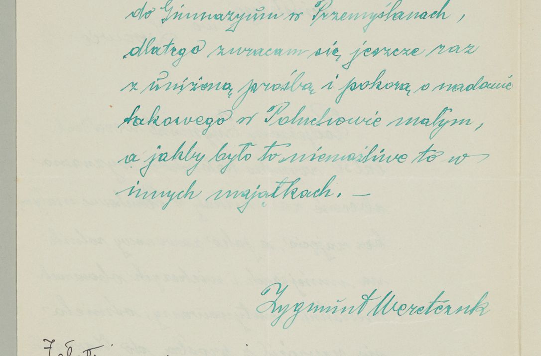 Zdjęcie nr 392 dla obiektu archiwalnego: Korespondencja do Głównego Zarządu Dóbr Arcybiskupich za lata 1921-1938