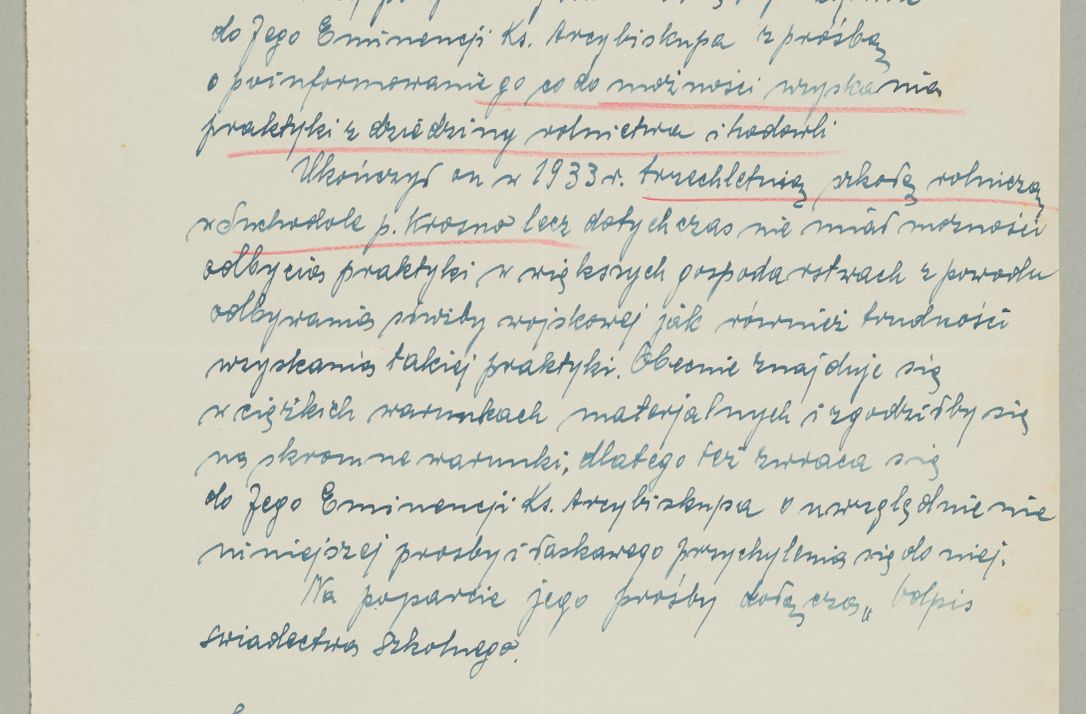 Zdjęcie nr 377 dla obiektu archiwalnego: Korespondencja do Głównego Zarządu Dóbr Arcybiskupich za lata 1921-1938