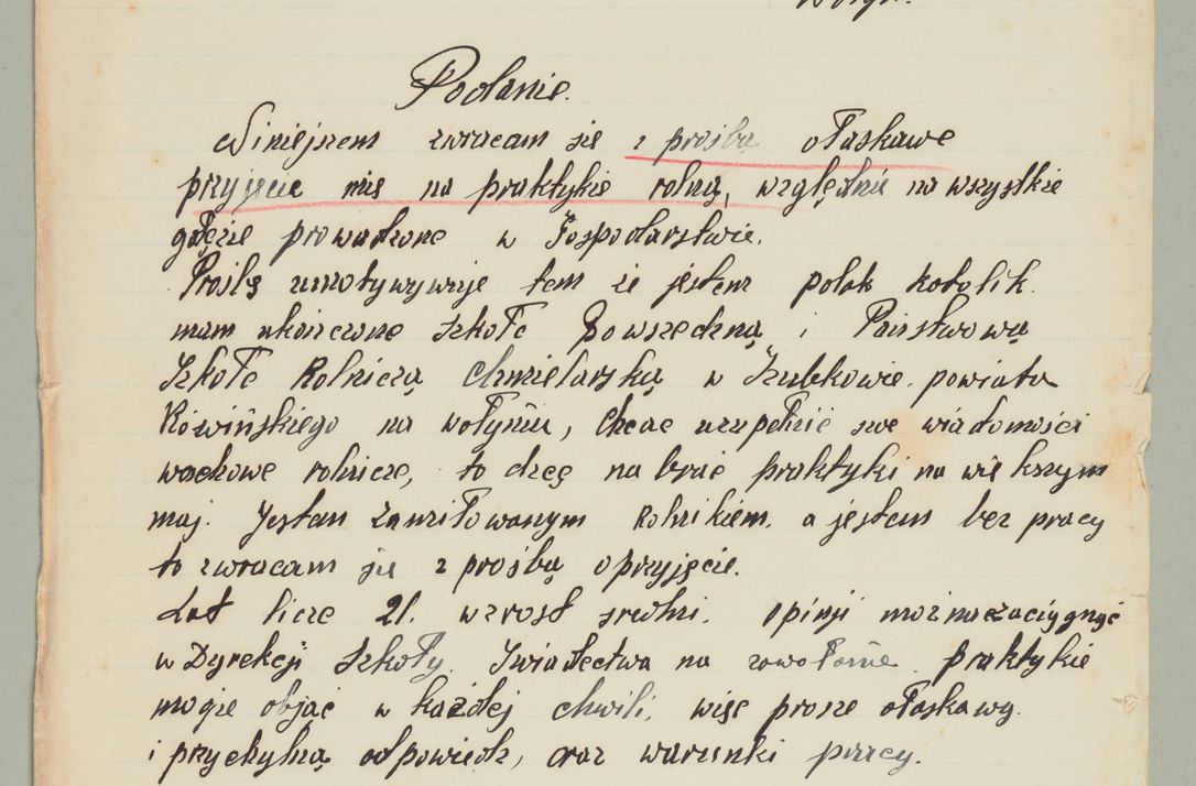 Zdjęcie nr 343 dla obiektu archiwalnego: Korespondencja do Głównego Zarządu Dóbr Arcybiskupich za lata 1921-1938