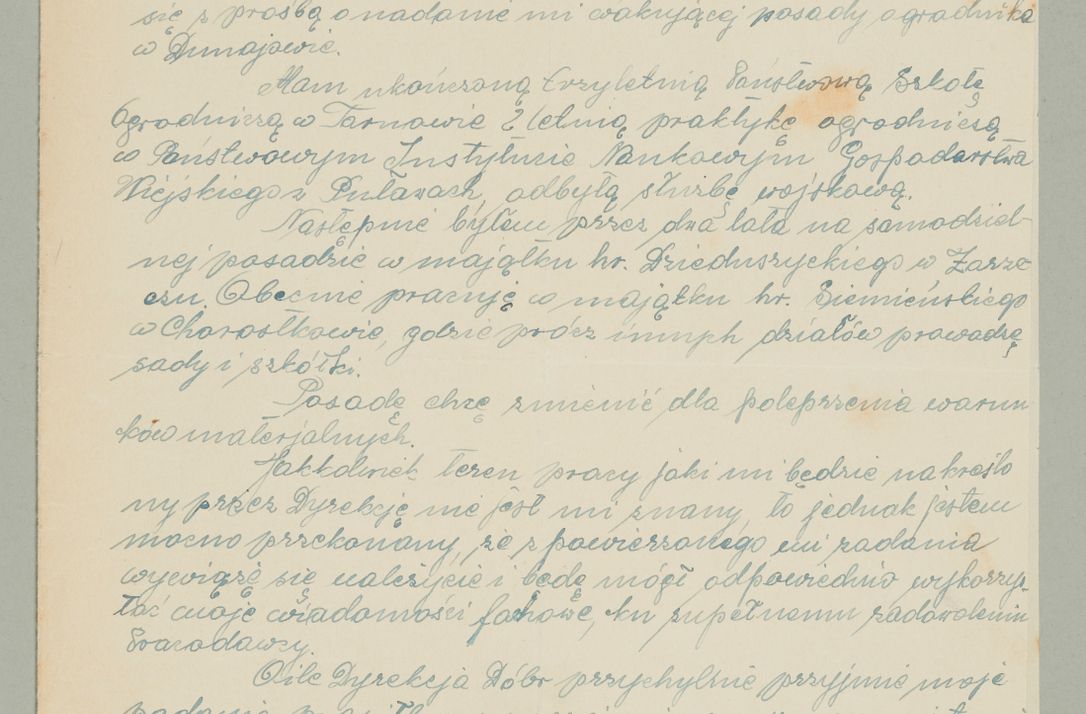 Zdjęcie nr 333 dla obiektu archiwalnego: Korespondencja do Głównego Zarządu Dóbr Arcybiskupich za lata 1921-1938