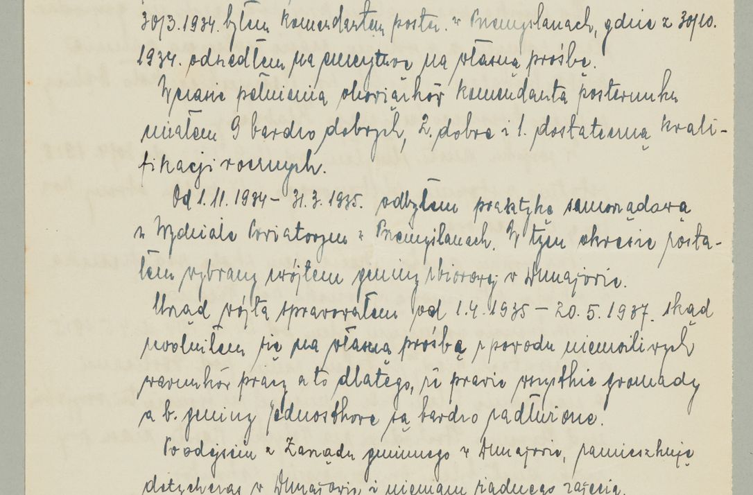 Zdjęcie nr 332 dla obiektu archiwalnego: Korespondencja do Głównego Zarządu Dóbr Arcybiskupich za lata 1921-1938