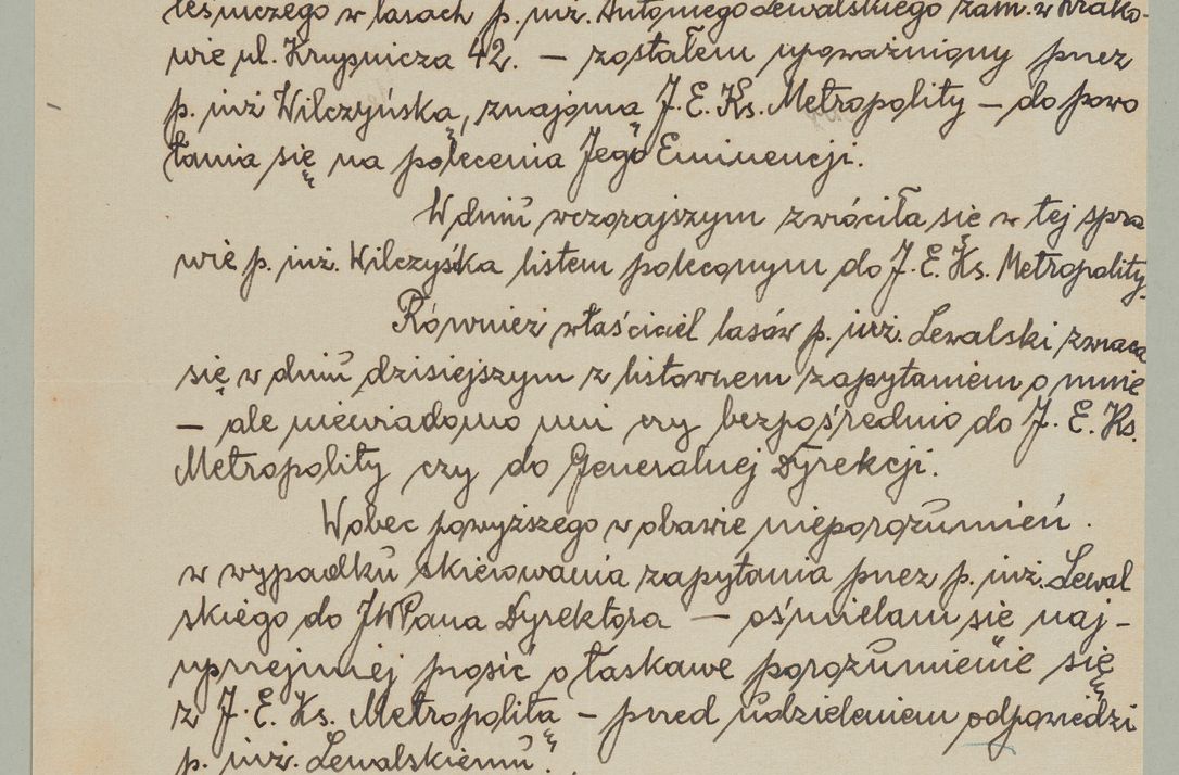 Zdjęcie nr 325 dla obiektu archiwalnego: Korespondencja do Głównego Zarządu Dóbr Arcybiskupich za lata 1921-1938