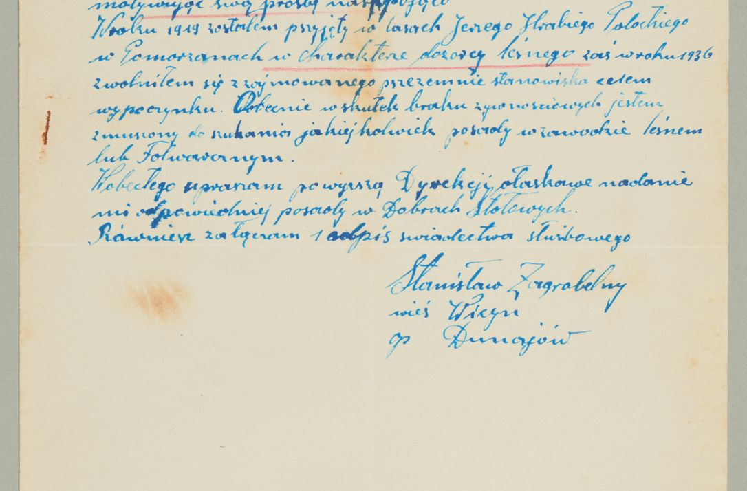 Zdjęcie nr 315 dla obiektu archiwalnego: Korespondencja do Głównego Zarządu Dóbr Arcybiskupich za lata 1921-1938