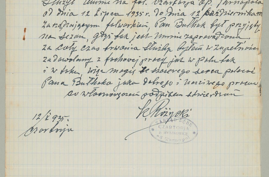 Zdjęcie nr 311 dla obiektu archiwalnego: Korespondencja do Głównego Zarządu Dóbr Arcybiskupich za lata 1921-1938