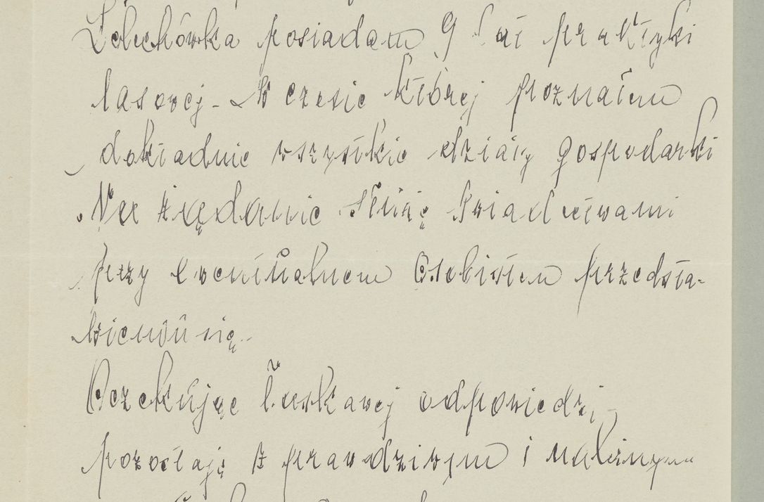 Zdjęcie nr 305 dla obiektu archiwalnego: Korespondencja do Głównego Zarządu Dóbr Arcybiskupich za lata 1921-1938
