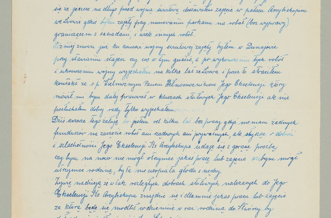Zdjęcie nr 301 dla obiektu archiwalnego: Korespondencja do Głównego Zarządu Dóbr Arcybiskupich za lata 1921-1938