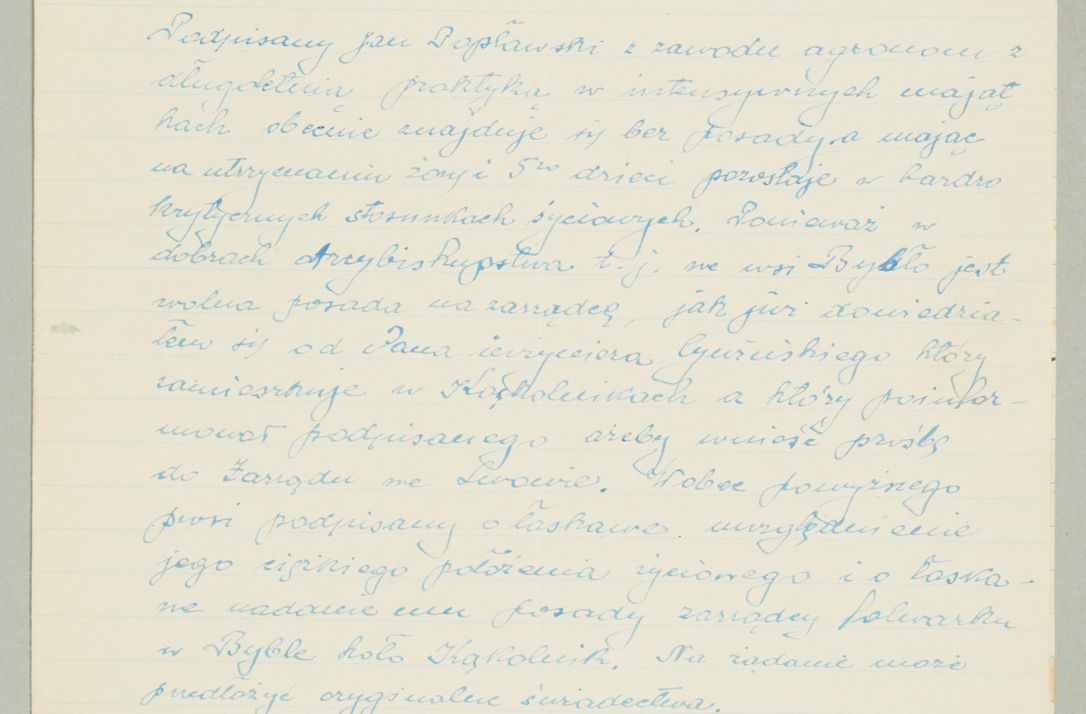 Zdjęcie nr 971 dla obiektu archiwalnego: Korespondencja do Głównego Zarządu Dóbr Arcybiskupich za lata 1921-1938