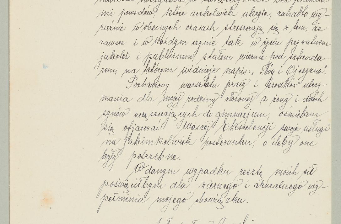Zdjęcie nr 941 dla obiektu archiwalnego: Korespondencja do Głównego Zarządu Dóbr Arcybiskupich za lata 1921-1938