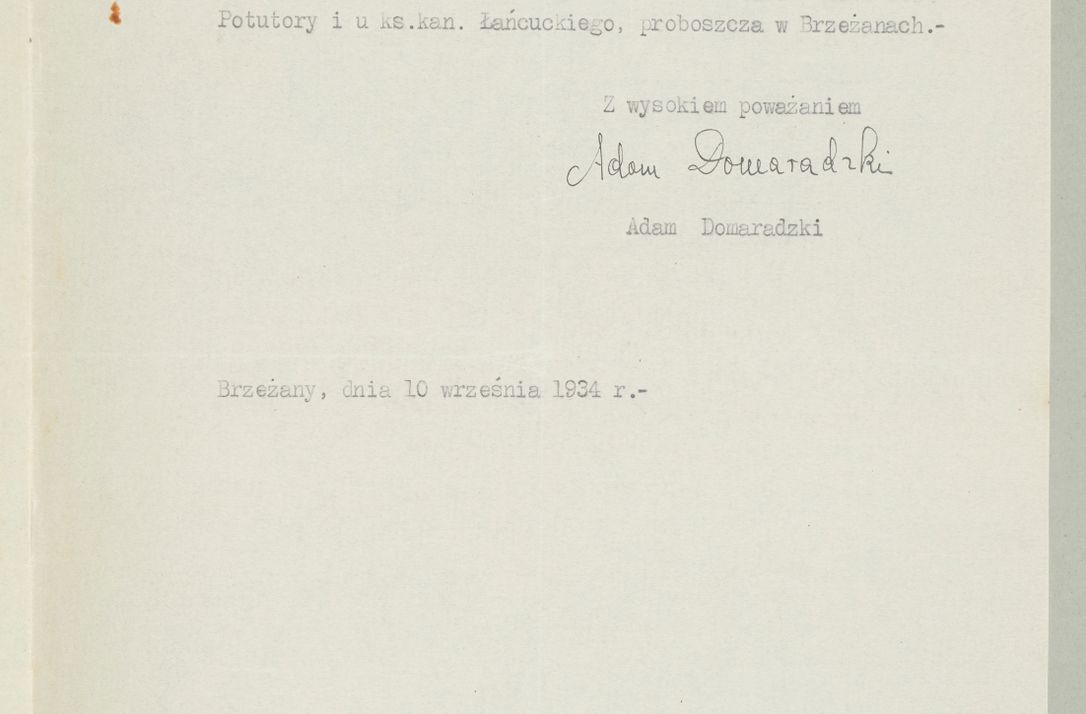 Zdjęcie nr 916 dla obiektu archiwalnego: Korespondencja do Głównego Zarządu Dóbr Arcybiskupich za lata 1921-1938