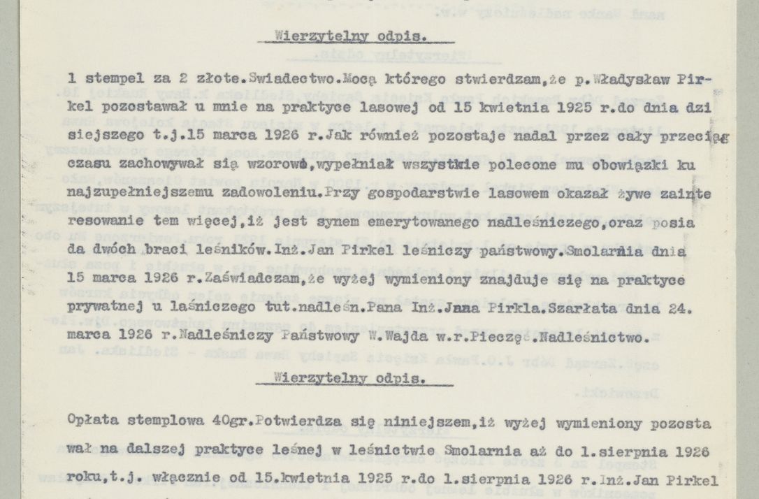 Zdjęcie nr 901 dla obiektu archiwalnego: Korespondencja do Głównego Zarządu Dóbr Arcybiskupich za lata 1921-1938