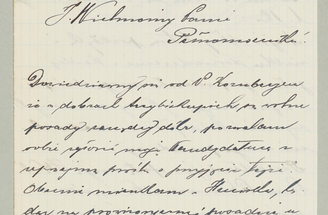 Zdjęcie nr 880 dla obiektu archiwalnego: Korespondencja do Głównego Zarządu Dóbr Arcybiskupich za lata 1921-1938