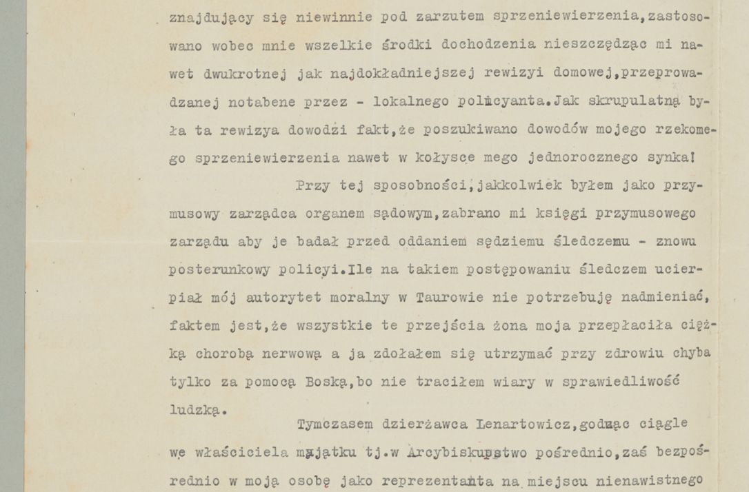 Zdjęcie nr 873 dla obiektu archiwalnego: Korespondencja do Głównego Zarządu Dóbr Arcybiskupich za lata 1921-1938