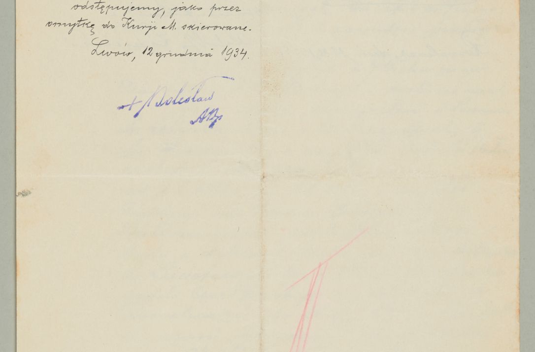 Zdjęcie nr 871 dla obiektu archiwalnego: Korespondencja do Głównego Zarządu Dóbr Arcybiskupich za lata 1921-1938