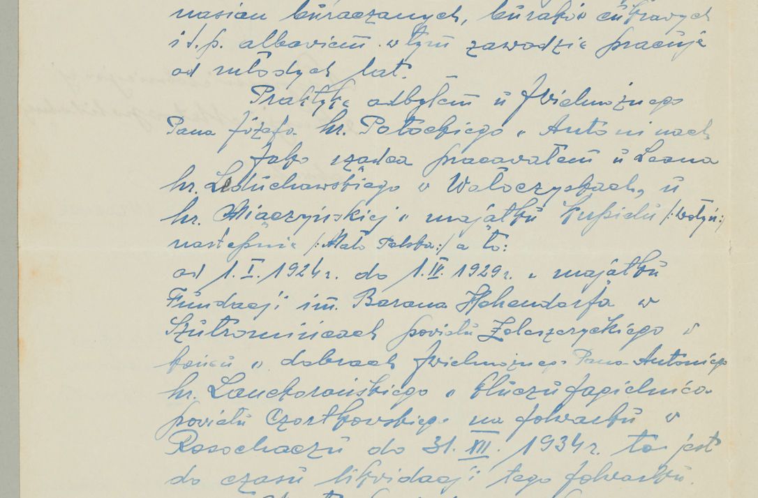 Zdjęcie nr 869 dla obiektu archiwalnego: Korespondencja do Głównego Zarządu Dóbr Arcybiskupich za lata 1921-1938